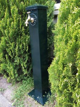 Staande waterkraan - aluminium - donkergroen